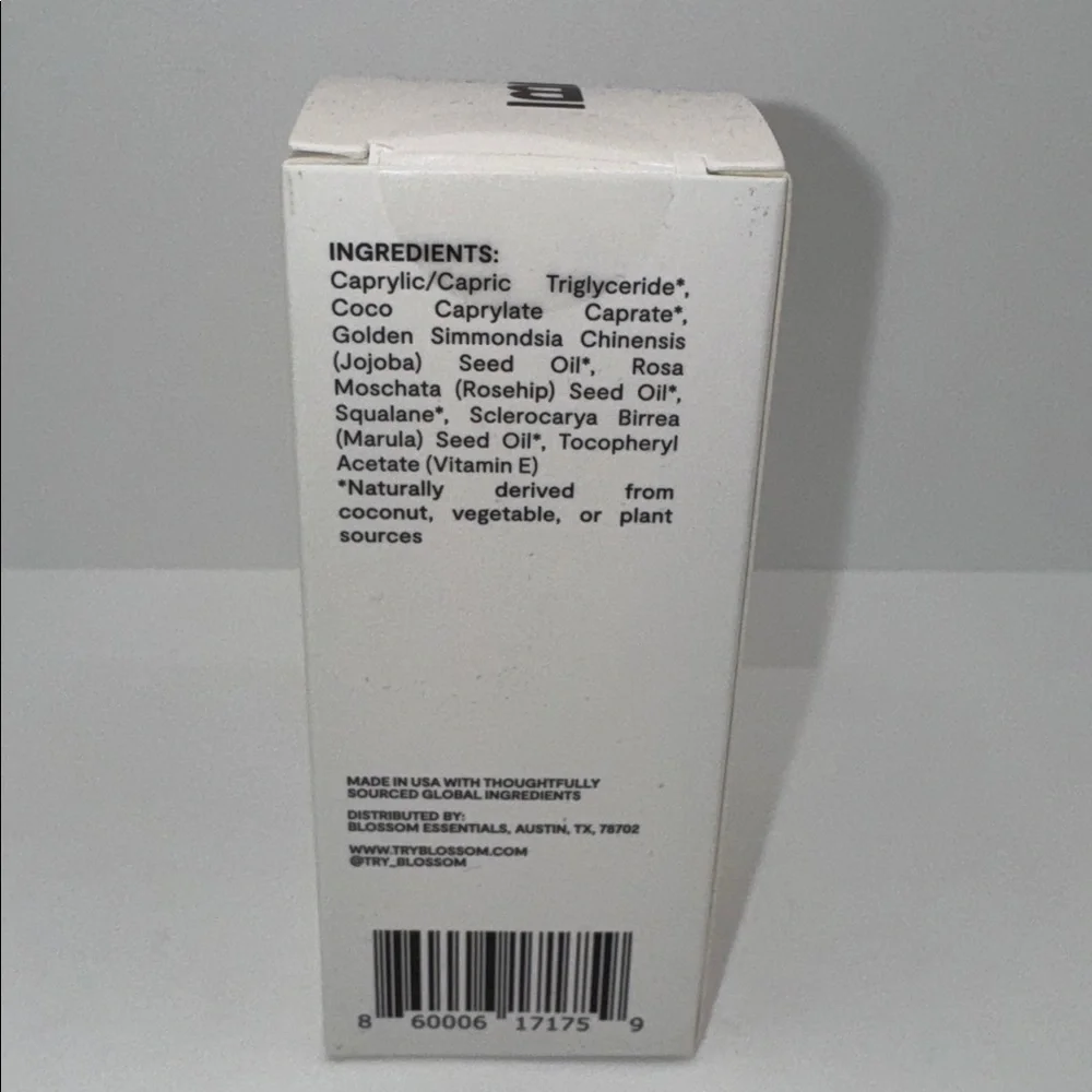 Blossom Essentials Hydration Facial Oil Full Size 1.9oz Sealed